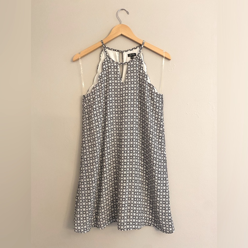 Black and White Mini Dress